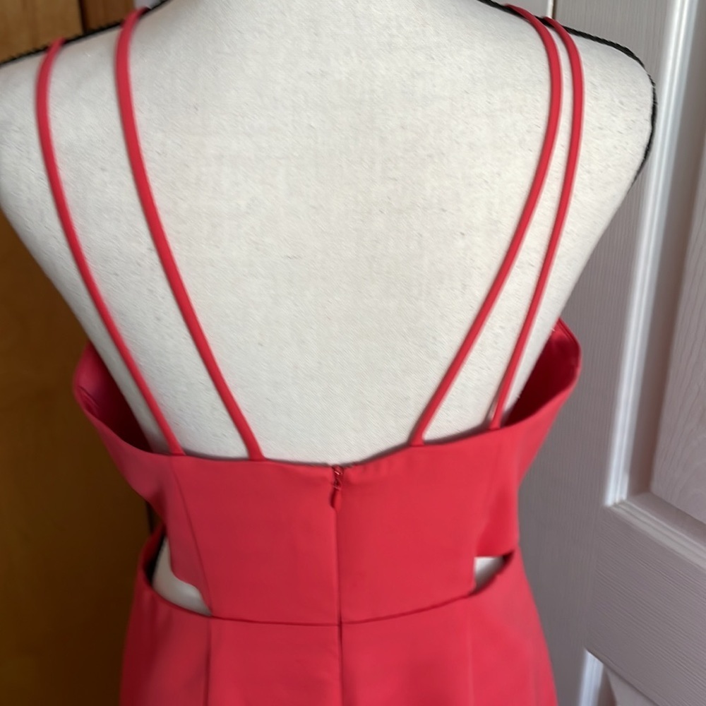 Laundry by Shelli Segal Cocktail Special Occasion Dress Coral   - 6 - Picture 3 of 10